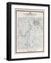 1896, Orion Township, Voorheis Lake, Mahopac, Cole, Lake Judah, Mud Lake, Mill Lake, Michigan, Unit-null-Framed Giclee Print