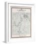 1896, Orion Township, Voorheis Lake, Mahopac, Cole, Lake Judah, Mud Lake, Mill Lake, Michigan, Unit-null-Framed Giclee Print