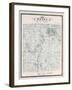 1896, Orion Township, Voorheis Lake, Mahopac, Cole, Lake Judah, Mud Lake, Mill Lake, Michigan, Unit-null-Framed Giclee Print