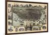 1896, Saint Louis Bird's Eye View, Missouri, United States-null-Framed Giclee Print