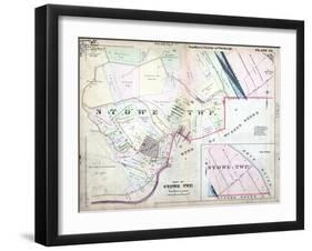 1896, Stowe, Pittsburgh, Chartiers Creek, Pennsylvania, United States-null-Framed Giclee Print