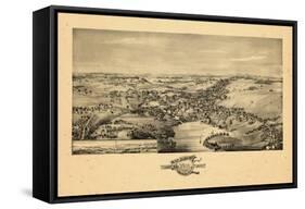 1896, Waldoboro, Maine-null-Framed Stretched Canvas