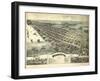 1896, Wyandotte Bird's Eye View, Michigan, United States-null-Framed Giclee Print