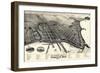 1897, Marquette Bird's Eye View, Michigan, United States-null-Framed Giclee Print