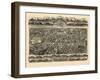 1897, Newton Centre Bird's Eye View, Massachusetts, United States-null-Framed Giclee Print