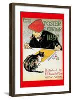 1897 Poster Calendar-Edward Penfield-Framed Art Print