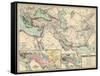 1898, 500 BC, Egypt, Libya, Armenia, Iran, Iraq, Saudi Arabia, Syria, Turkey, Jordan-null-Framed Stretched Canvas