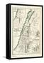 1898, 500 BC, Israel, Jordania, Lebanon, Syria, Phoenice, Palaestina, Hierosolyma-null-Framed Stretched Canvas