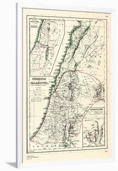 1898, 500 BC, Israel, Jordania, Lebanon, Syria, Phoenice, Palaestina, Hierosolyma-null-Framed Giclee Print