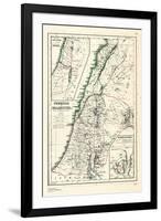 1898, 500 BC, Israel, Jordania, Lebanon, Syria, Phoenice, Palaestina, Hierosolyma-null-Framed Giclee Print