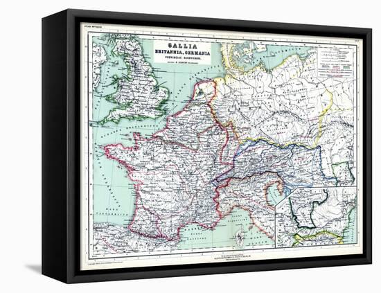 1898, 500 BC, United Kingdom, France, Italy, Europe, Gallia, Britannia, Germania-null-Framed Stretched Canvas