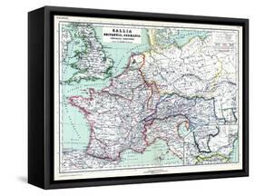 1898, 500 BC, United Kingdom, France, Italy, Europe, Gallia, Britannia, Germania-null-Framed Stretched Canvas