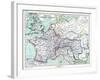 1898, 500 BC, United Kingdom, France, Italy, Europe, Gallia, Britannia, Germania-null-Framed Giclee Print