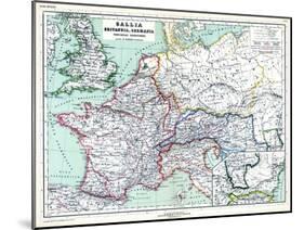 1898, 500 BC, United Kingdom, France, Italy, Europe, Gallia, Britannia, Germania-null-Mounted Giclee Print