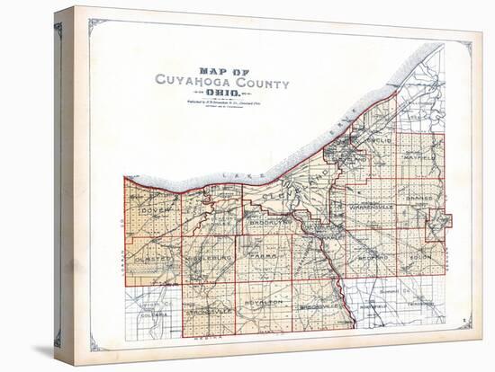 1898, Cuyahoga County, Ohio, United States-null-Stretched Canvas