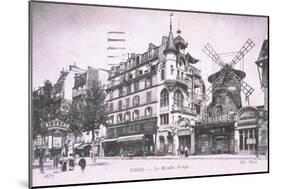 1898 Façade du Moulin Rouge.-null-Mounted Giclee Print