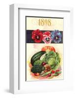 1898 Flower Vegetable Catalog-null-Framed Art Print