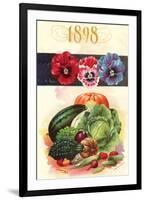 1898 Flower Vegetable Catalog-null-Framed Art Print