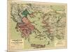 1898, Greece, Albania, Turkey, Macedonia, Bulgaria, Europe, Graecia-null-Mounted Giclee Print