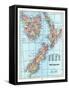 1898, New Zealand, Tansania, New Zealand and Tasmania-null-Framed Stretched Canvas