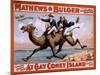 1898 Poster for the Mathews and Bulger Comedy Team's Play, at Gay Coney Island-null-Mounted Photo