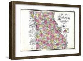 1898, State, Missouri, United States-null-Framed Giclee Print