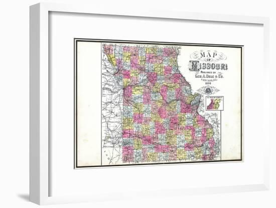 1898, State, Missouri, United States-null-Framed Giclee Print