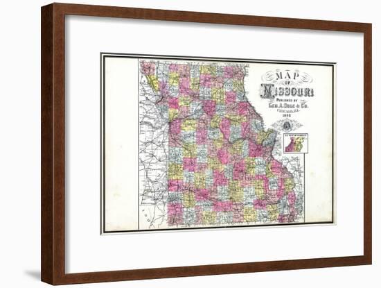 1898, State, Missouri, United States-null-Framed Giclee Print