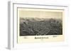 1899, Barnesville Bird's Eye View, Ohio, United States-null-Framed Giclee Print