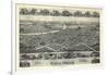 1899, Canal Dover Bird's Eye View, Ohio, United States-null-Framed Giclee Print