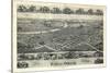 1899, Canal Dover Bird's Eye View, Ohio, United States-null-Stretched Canvas