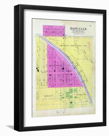 1899, Howells, Bushville, Nebraska, United States-null-Framed Giclee Print