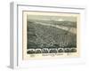 1899, Martin's Ferry Bird's Eye View, Ohio, United States-null-Framed Giclee Print