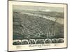 1899, Martin's Ferry Bird's Eye View, Ohio, United States-null-Mounted Giclee Print