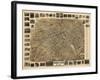 1899, Morristown Bird's Eye View, New Jersey, United States-null-Framed Giclee Print