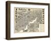 1899, Norwalk, Bird's Eye View, Connecticut, United States-null-Framed Giclee Print