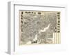 1899, Norwalk, Bird's Eye View, Connecticut, United States-null-Framed Giclee Print