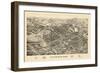 1899, Pittsfield Bird's Eye View, Massachusetts, United States-null-Framed Giclee Print