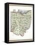 1899, State Map - Government Surveys, Ohio, United States-null-Framed Stretched Canvas