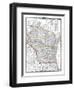 1899, State Map, Wisconsin, United States-null-Framed Giclee Print