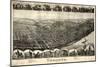 1899, Toronto Bird's Eye View, Ohio, United States-null-Mounted Giclee Print