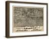 1899, Yonkers 1899 Bird's Eye View 36x47, New York, United States-null-Framed Giclee Print