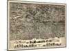 1899, Yonkers 1899 Bird's Eye View 36x47, New York, United States-null-Mounted Giclee Print