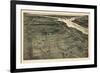 189x, Alexandria Bird's Eye View, Virginia, United States-null-Framed Giclee Print