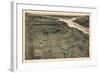 189x, Alexandria Bird's Eye View, Virginia, United States-null-Framed Giclee Print