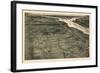 189x, Alexandria Bird's Eye View, Virginia, United States-null-Framed Giclee Print