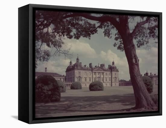 18th Century England, Houghton Hall, Norfolk, England-William Sumits-Framed Stretched Canvas
