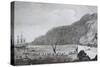 18th Century Engraving of Karakakooa Bay Where Captain James Cook Was Killed-null-Stretched Canvas