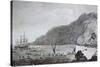 18Th Century Engraving of Karakakooa Bay Where Captain James Cook Was Killed.-Michael Nicholson-Stretched Canvas