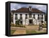 18th Century Facade with Double Staircase of Casa Da Camara and Barracks in Mariana-null-Framed Stretched Canvas